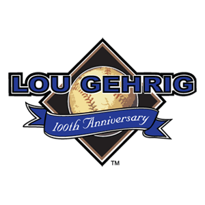 Lou Gehrig 100th Anniversary Logo