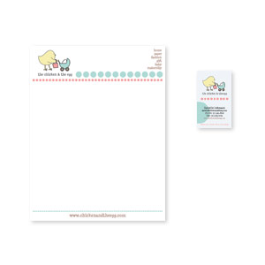 The Chicken & The Egg Stationery System