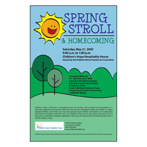 Spring Stroll & Homecoming Promotional Poster
